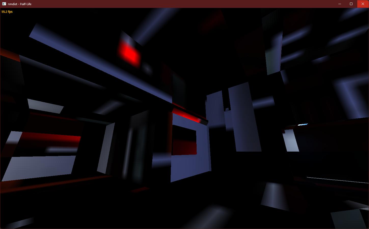 The level c1a1f with black splotches all over the place.
